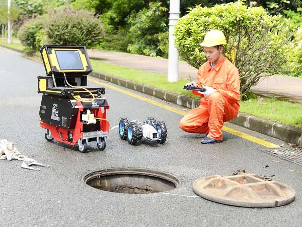 新城镇管道机器人检测